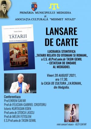 Istoricul Tasin Gemil lansează volumul „Tătarii relații cu otomanii și romanii“, în Medgidia 