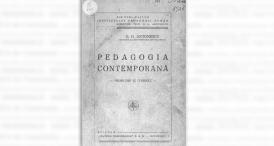 #DobrogeaDigitală - Acces universal la informaţie: „Pedagogia contemporană. Probleme şi curente“, de George G. Antonescu 
