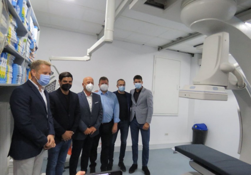 presedintele cj tulcea horia teodorescu la lansarea centrului de cardiologie si radiologie interventionala