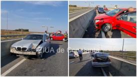 Carambol la intrare în Constanța, dinspre Valu lui Traian (galerie foto+video)       