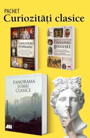 Cartea zilei Pachet Istorie. Curiozități Clasice. Trei lecturi fascinante care te vor purta în Grecia și în Roma Antică