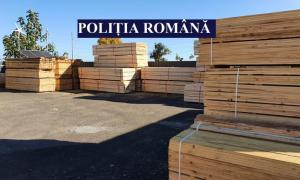 Operatori economici din Constanța, verificați de polițiști. A fost confiscat material lemnos în valoare de peste 28.500 de lei (galerie foto)