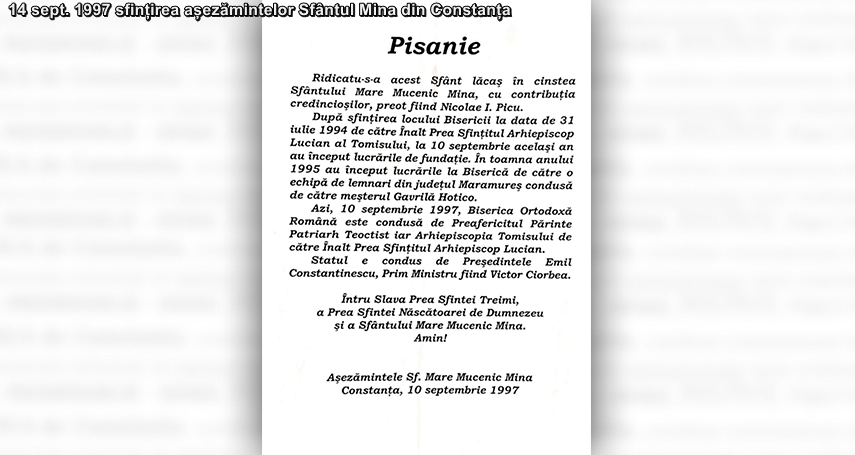 imagini inedite de la sfintirea troitei bisericii sfantul mina din constanta 763365