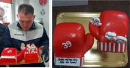 CernavodăTort în formă de mănuși de luptător pentru George Cadiu. „Cel mai bun tătic din lume!“ (galerie foto)  