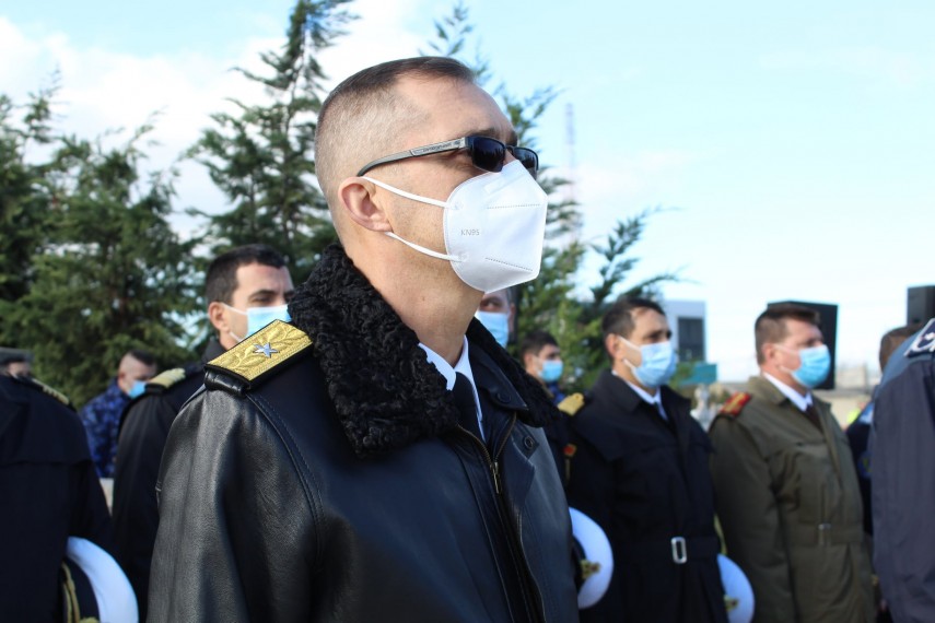 fortele navale romane marinarii militari ceremonie de ziua veteranilor in cimitirul central din constanta