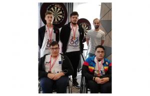 Universitatea Ovidius din Constanţa a obținut medalia de bronz la turneul internațional de darts pentru persoane cu nevoi speciale
