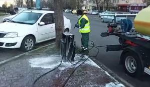 Primăria Municipiului Constanța Acțiuni de igienizare și salubrizare a străzilor orașului