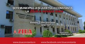 ZIUA-n amiaza mare Invitații sunt șefii municipiului și județului Constanța      