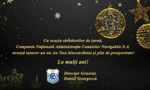 Compania Naţională Administraţia Canalelor Navigabile S.A., mesaj de sărbători