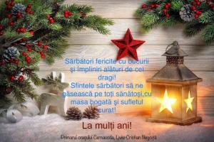 Primăria Orașului Cernavodă, mesaj de sărbători