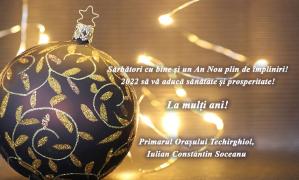 Primăria Orașului Techirghiol, mesaj de sărbători