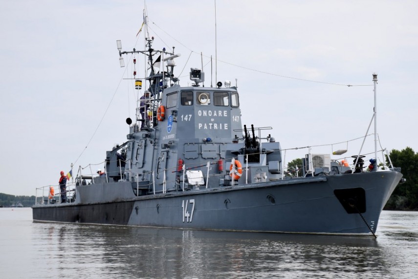 fortele navale romane sarbatoresc 63 de ani de la infiintarea divizionului 88 vedete fluviale amiral