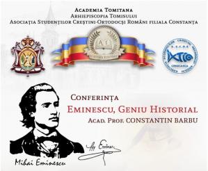 Arhiepiscopia Tomisului organizează conferința „Eminescu, geniu historial“ și o lansare de carte. Când vor avea loc evenimentele 
