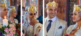Cununia religioasă pentru Camelia Voinea şi Claudiu Dragoş Bănescu. „Să fiţi fericiţi până la capăt!“ (GALERIE FOTO) 
