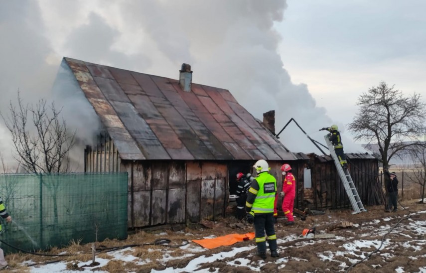 Incendiu Sursa foto cu rol ilustrativ ISU Suceava