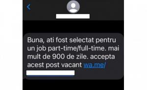 Atenţie la propunerile primite prin mesaje sau SMS cu oportunităţi de angajare sau de investiţii. Cum funcționează înșelătoria 