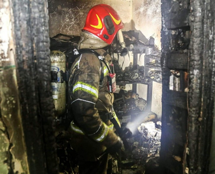 Incendiu în Constanța, foto cu rol ilustrativ: IGSU