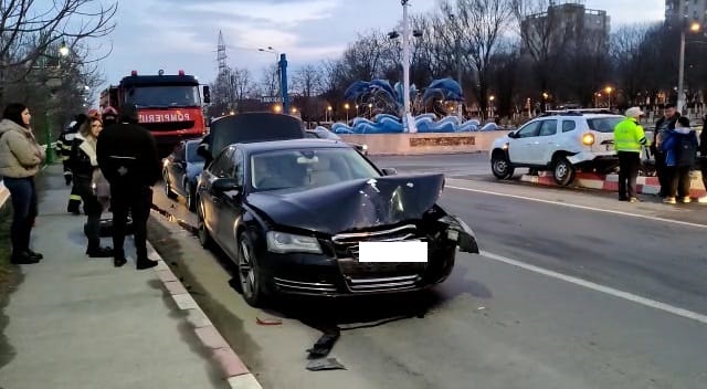 Imagine de la accidentul rutier, foto: ZIUA de Constanța