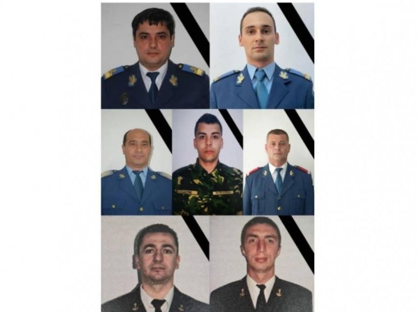 Cei opt militari decedaţi în accidentele aviatice din Dobrogea Foto Colaj Ziua de Constanța/ Facebook