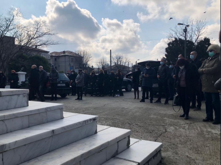 Înmormântarea profesorului Mihai Contanu