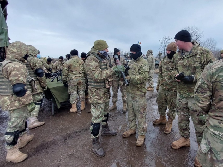 Militari constănțeni la exercițiul Justice Eagle 22.1 foto Facebook/Brigada 9 Mecanizată Mărășești