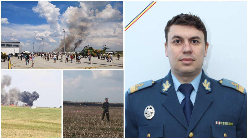 Locotenent-comandorul Florin Rotaru, pilotul aeronavei MiG 21 LanceR prăbușită la Fetești