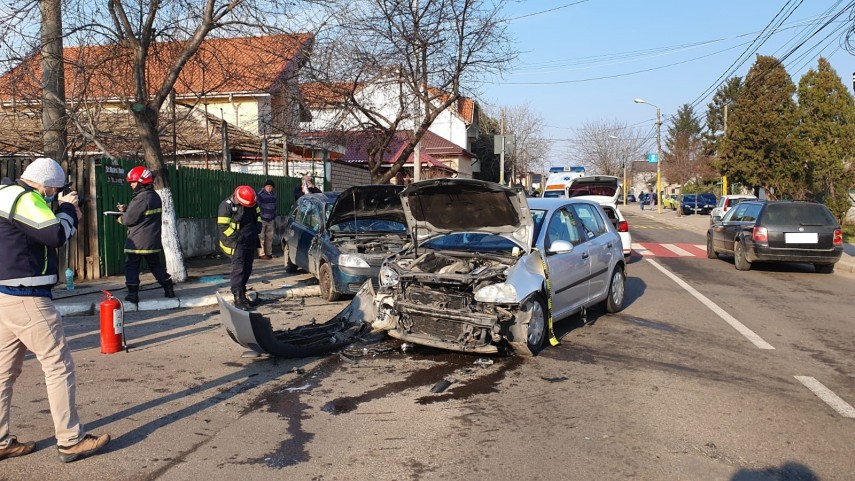 Imagine de la accident, foto: ZIUA de Constanța