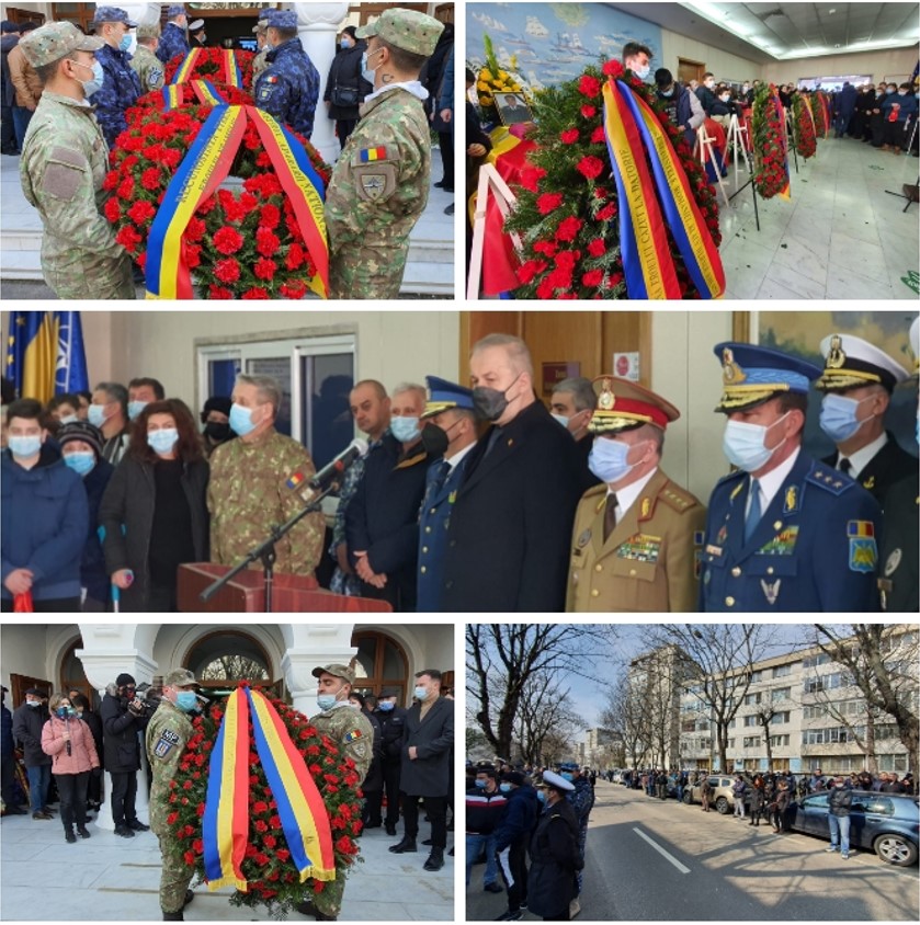 Funeraliile militarilor decedați în accidentul aviatic!