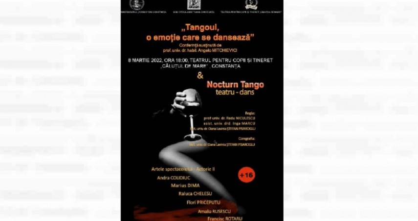 Conferința cu titlul Tangoul - o emoție care se dansează