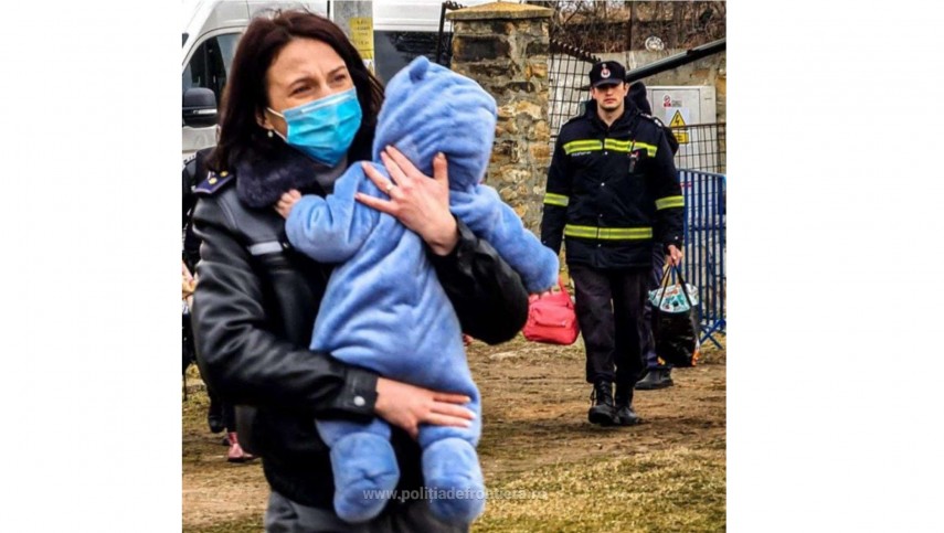 Cetățeni ucraineni, foto: Poliția de Frontieră