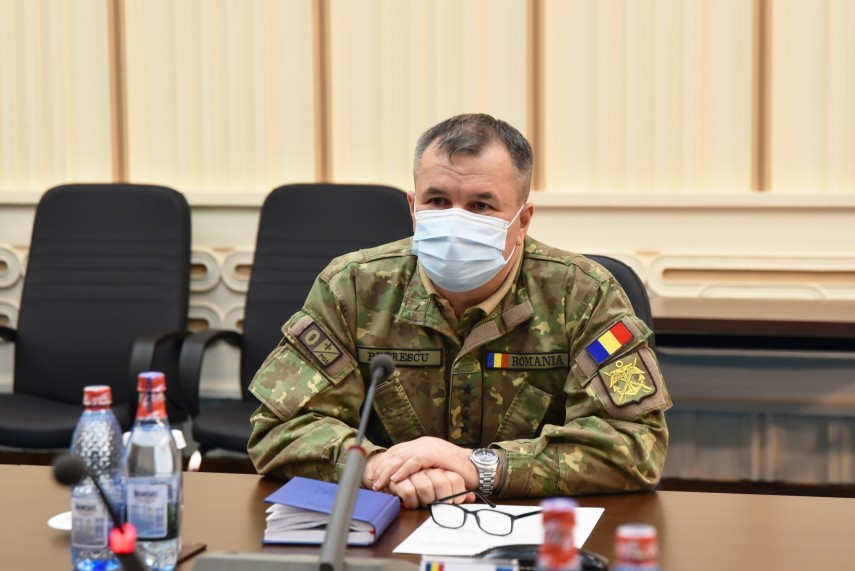 generalul Daniel Petrescu, șeful Statului Major al Apărării, foto Facebook/Daniel Petrescu