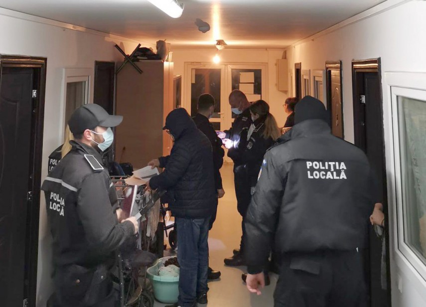 Constanta: Locuitorii din cartierul Henri Coanda, verificati de Politia Locala (GALERIE FOTO)