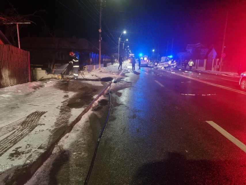 Un tânăr a murit într-un accident în Piatra Neamț. Sursa foto: ISU Neamț