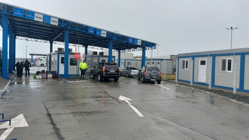 Refugiați din Ucraina prin Punctul de Trecere a Frontierei Isaccea.