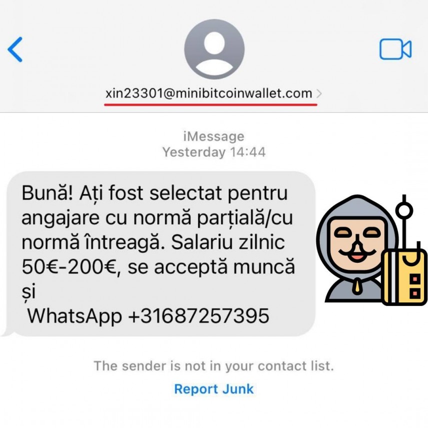 Mesaj fals, sursa foto: facebook/ Poliția Română 