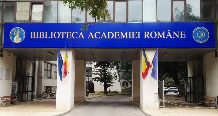 Sediul instituției, foto: Facebook/ Biblioteca Academiei Române