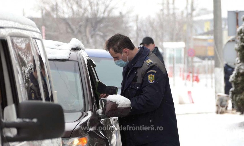 Control la frontieră, foto: Poliția de Frontieră Română