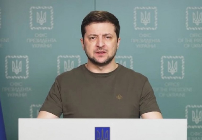 Președintele Ucrainei Foto captură video Facebook Volodomir Zelenski