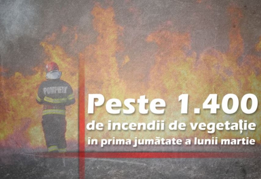 Imagine de la un incendiu, Sursa foto: IGSU 