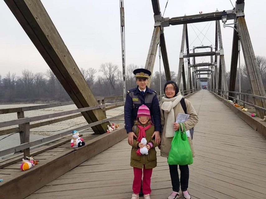 Podul jucariilor Ucraina Sursa foto Facebook/ Poliția de Frontieră