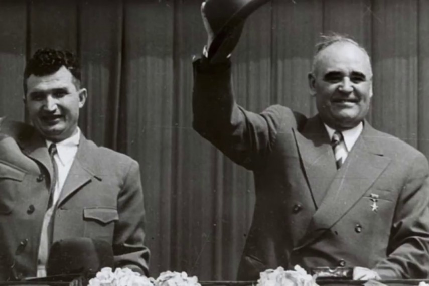 Gheorghe Gheorghiu Dej și Nicolae Ceaușescu. Sursa foto: domeniul public