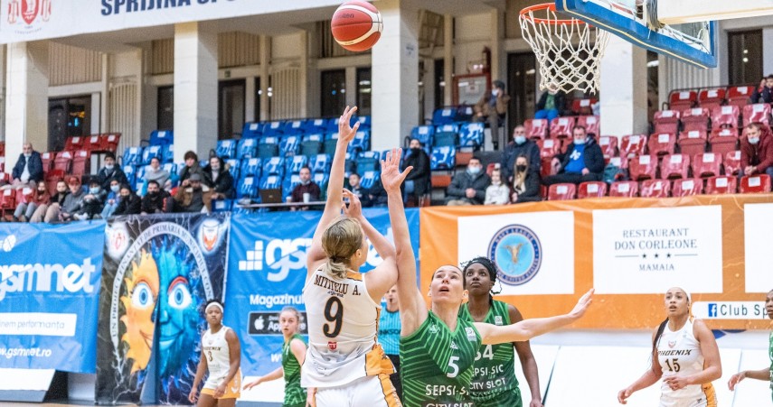 Baschetbalistele de la Phoenix CSU Simona Halep Constanta au trecut la scor de CS Rapid Bucuresti 