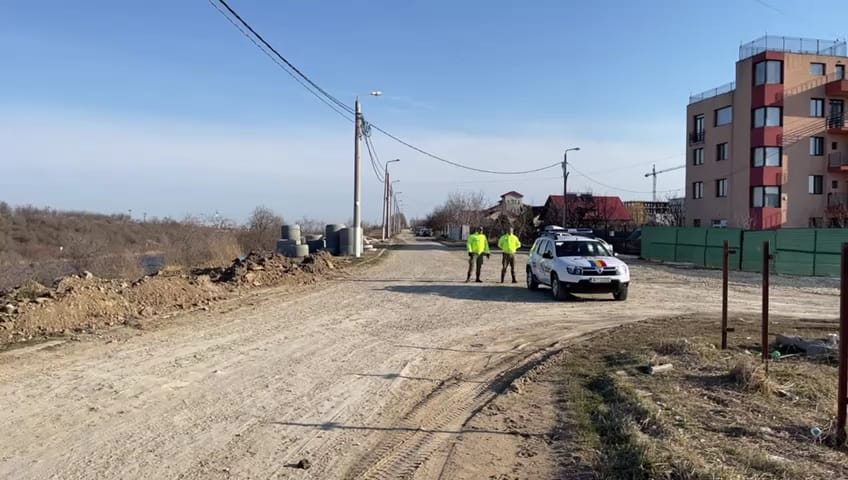 Paza sediului unității militare, foto: ZIUA de Constanța