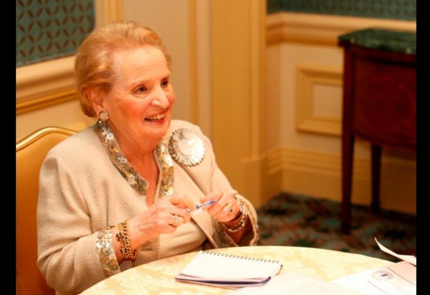 Fostul secretar de stat al SUA Foto Facebook/ Madeleine Albright