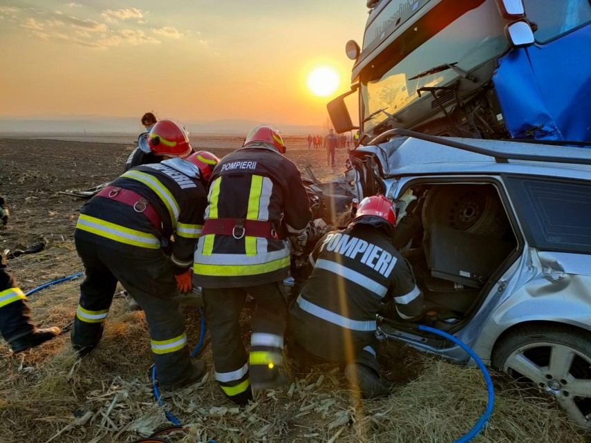 Fotografie de la accident, foto: ISU Suceava