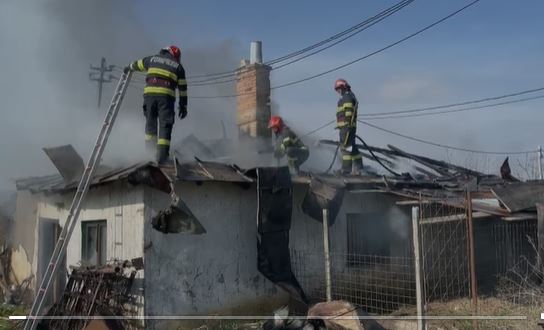 Incendiu Sursa foto ISU Delta Tulcea