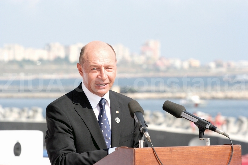 fostul președinte al româniei, Traian Băsescu. foto: ZIUA de Constanța