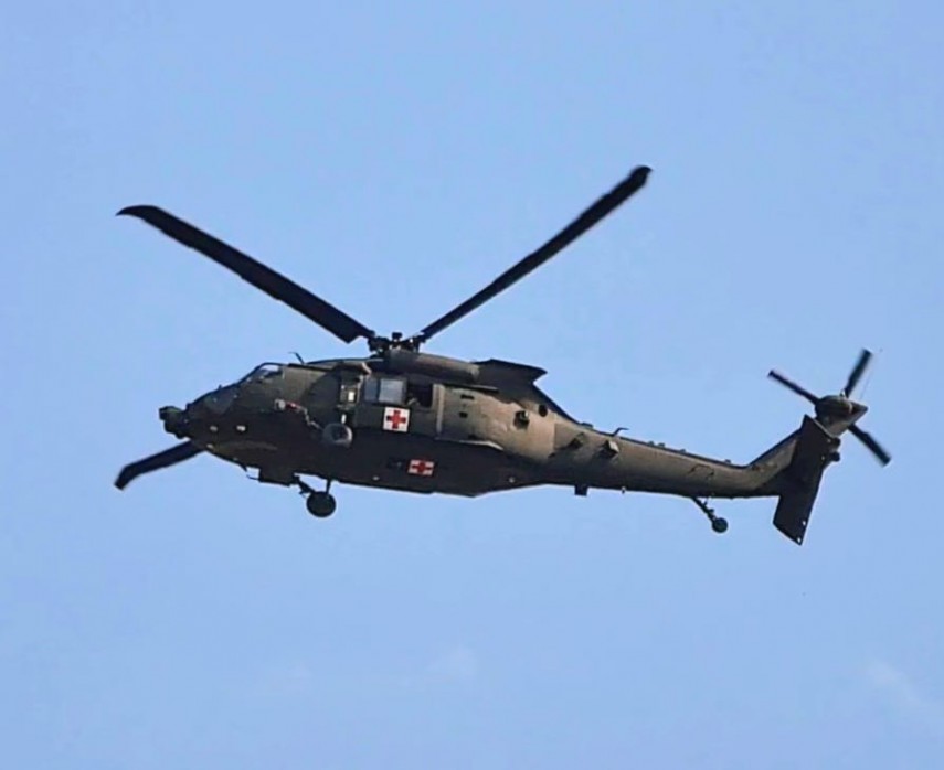 Elicopter militar. Foto: ZIUA de Constanța