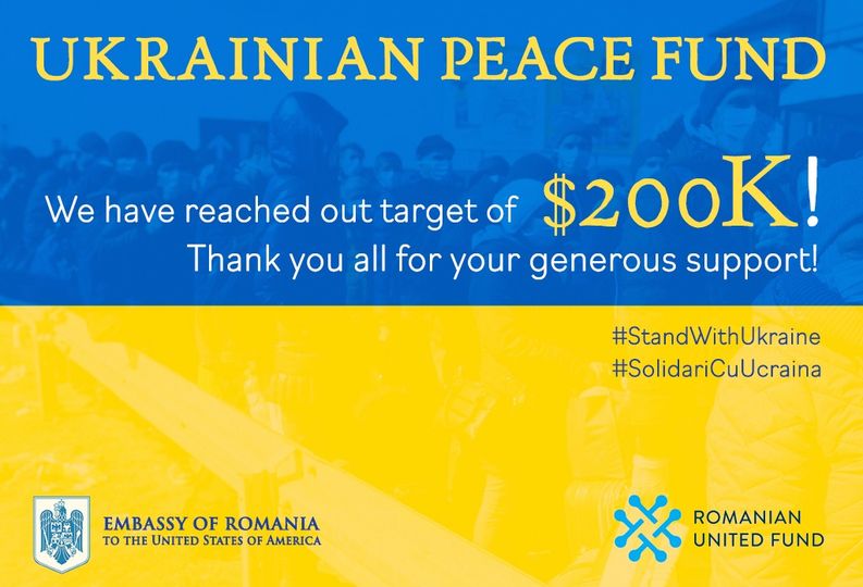 Strîngere de fonduri. Foto: Facebook/Ambasada României în SUA