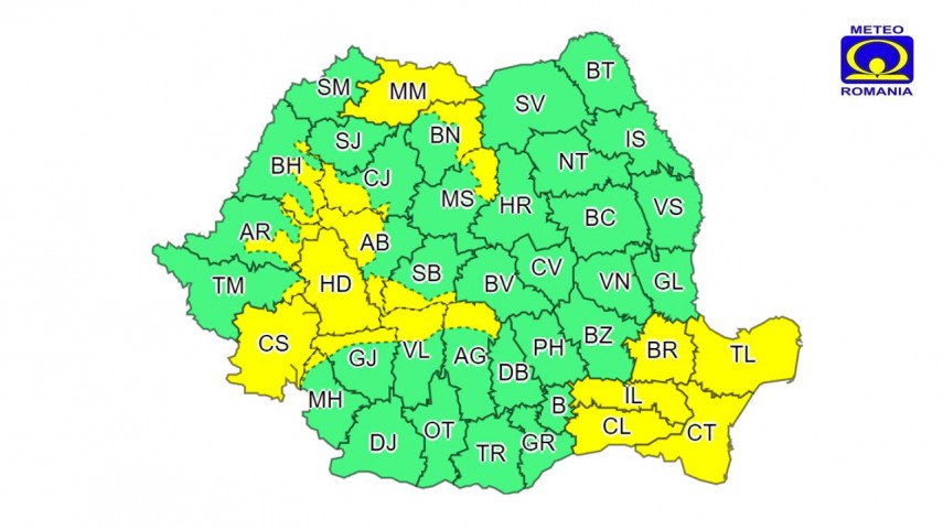 Meteo, foto: Facebook/ Administratia Nationala de Meteorologie RA